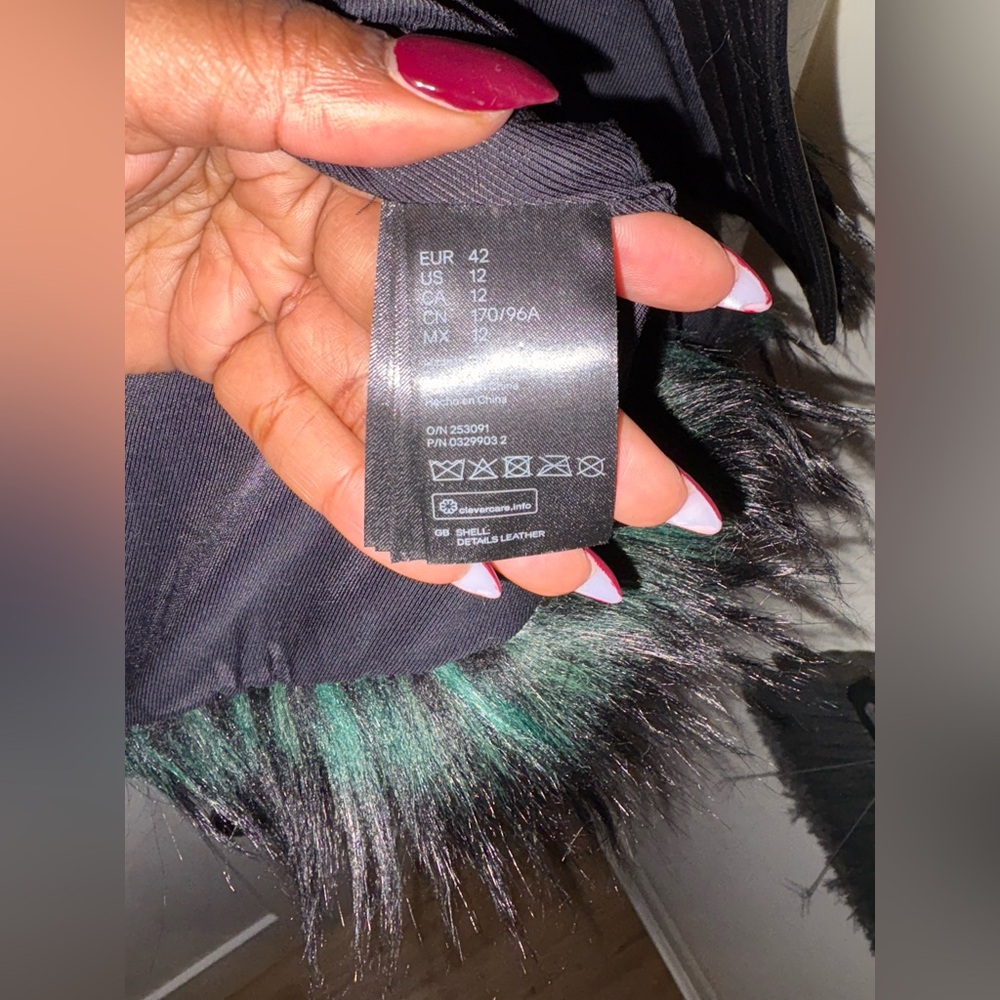 H&M x BALMAIN coat size 12 - Picture 3 of 4